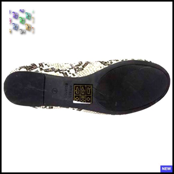 Slip-On Ballet Flats Comfortable Memory Foam Padded Insole Faux Leather Elegant - Picture 4 of 7